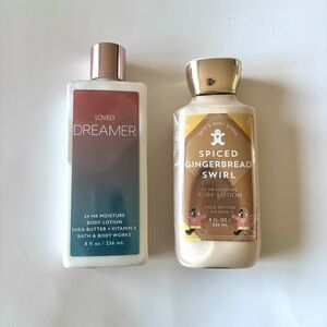 Bath and body works full size lotion bundle